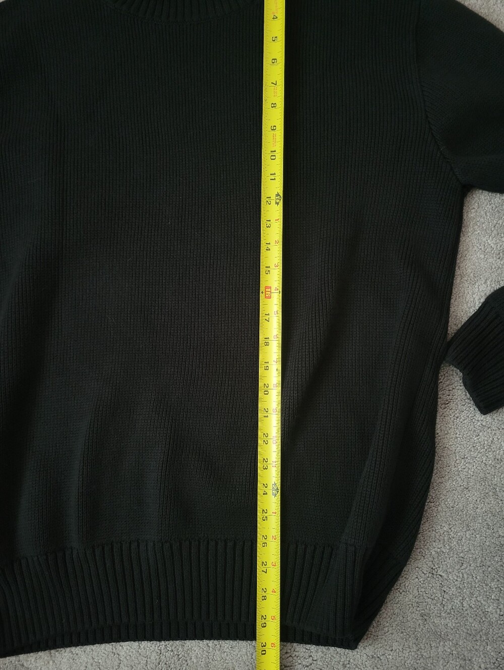 Quince Black 100% Organic Cotton Turtleneck Sweater XL - Picture 11 of 12